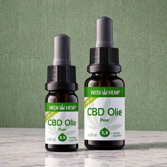 Huile de CBD Pure (Wedihemp) 2,5% main product photo