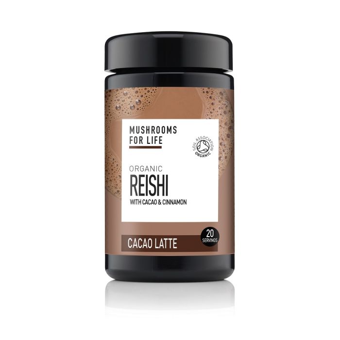 Reishi Cacao Latte Bio (Mushrooms For Life) 140 grammes main product photo