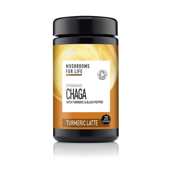 Chaga Curcuma Latte Bio (Mushrooms4Life) 120 grammes main product photo