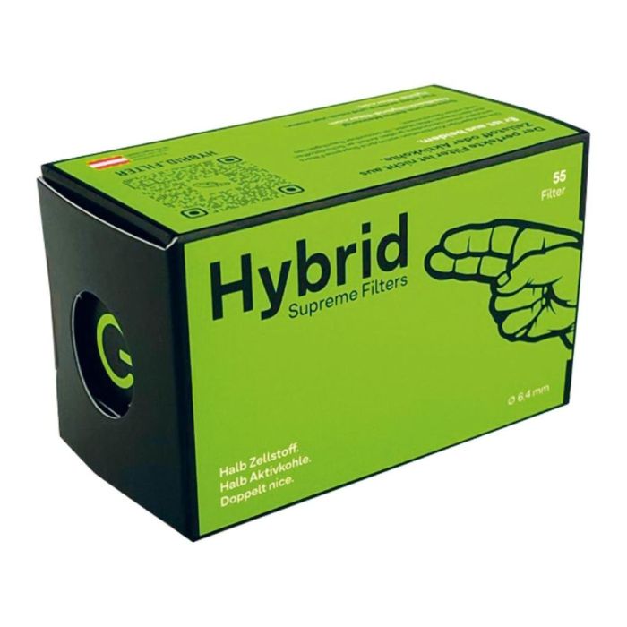 Filtre à cellulose et charbon actif (Hybride) 55 pièces main product photo