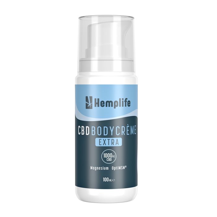 CBD + Magnésium Crème Corporelle Extra 1000 mg (Hemplife) 100 ml main product photo