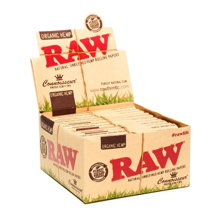 RAW Connoisseur Organic Hemp Feuilles et Toncar | King-Size Slim main product photo