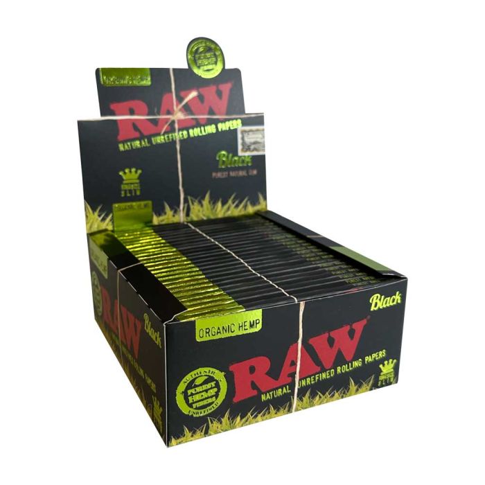RAW Black Organic Feuille a Rouler | King-Size Slim main product photo