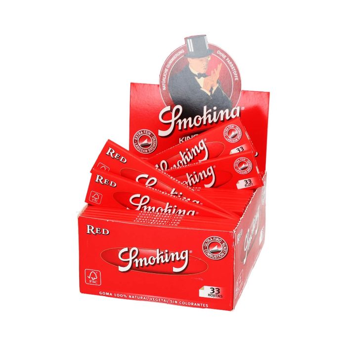 Smoking Red Feuille a Rouler | King-Size main product photo