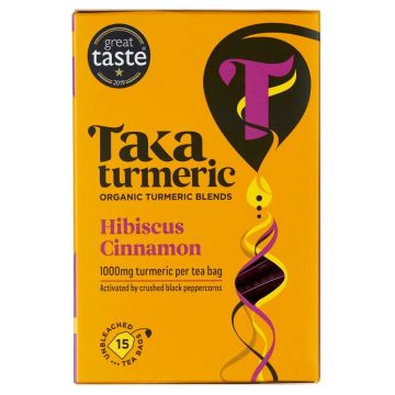 Thé au Curcuma Golden Hibiscus (Taka Turmeric) 15 sachets