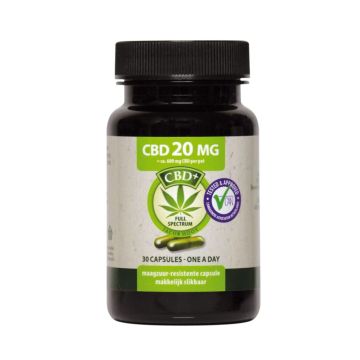 Capsules CBD (Jacob Hooy) 4% 20 mg 60 capsules