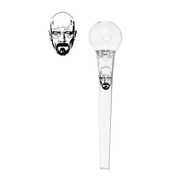 Heisenberg Pipe en Verre Dabbing / DMT (Kawum) 14 cm