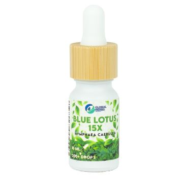 Lotus Bleu [Nymphaea caerulea] Teinture 15x (Global Herbs) 10 ml