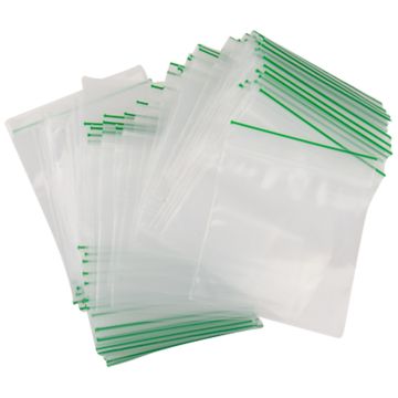 Sachet Plastique Zip 90x90 transparents (0,09mm) | 100 pièces