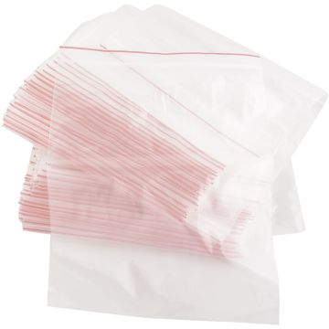 Sachet Plastique Zip 20x30 transparents (0,09mm) | 100 pièces