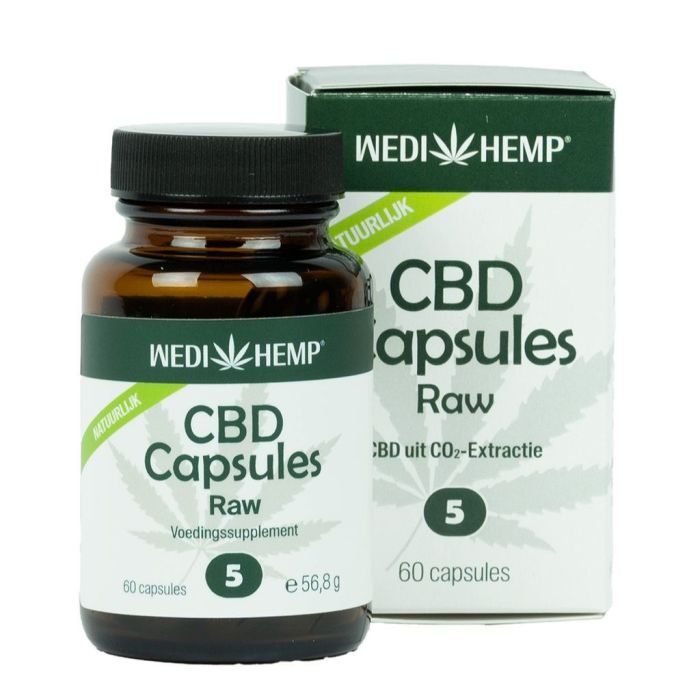Capsules CBD Raw (Wedihemp) 5% 27 mg 60 caps main product photo