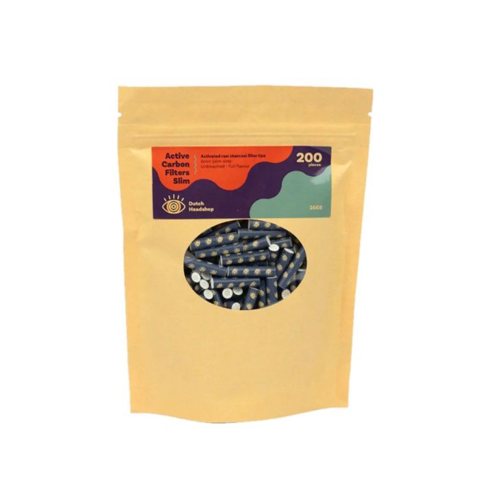 Filtre à charbon actif Slim (Dutch-Headshop) 6mm 200 pièces main product photo