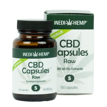 Capsules CBD Raw (Wedihemp) 5% 27 mg 60 caps