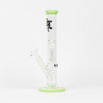 Ice Bang en Verre | Cylinder (Black Leaf)