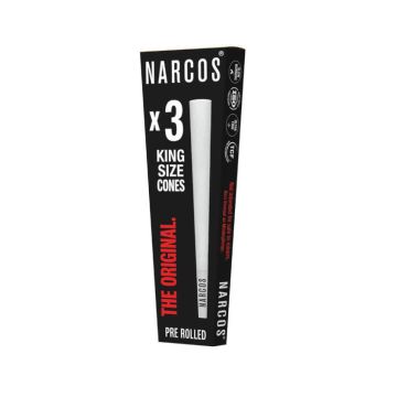 King Size Cones blanc (Narcos) 3 pìeces
